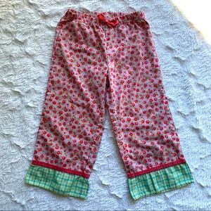 GAP floral & plaid pajama pants